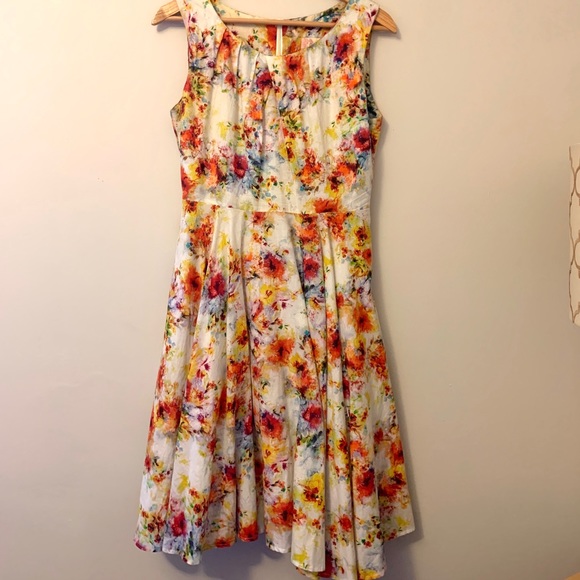 Annie 50 Floral Cocktail/Garden Dress - Picture 2 of 5